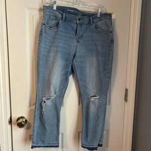 Old Navy Light Blue Boyfriend Straight Jeans